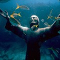 "Christ of the Abyss," an underwater sculpture in the Florida Keys